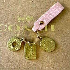 Coach Limited Edition Y2K Brass Gold Hammered Coins on Unbranded Fob